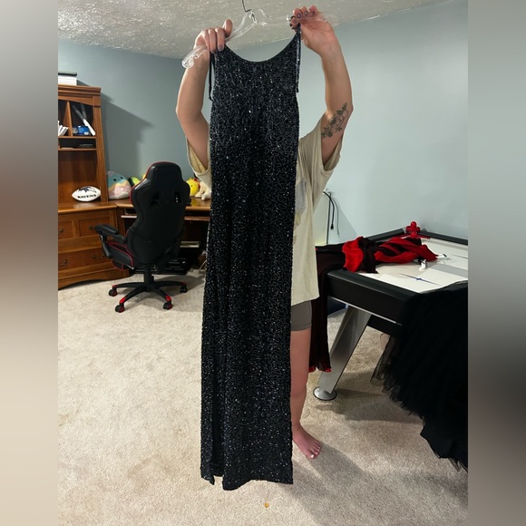 Dresses & Skirts - Black beaded dress